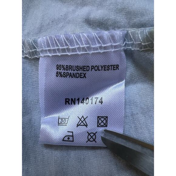 Reborn Dress Women's 3X Blue Floral Baby Doll Short Sleeve Knee Length Boho - Picture 6 of 10